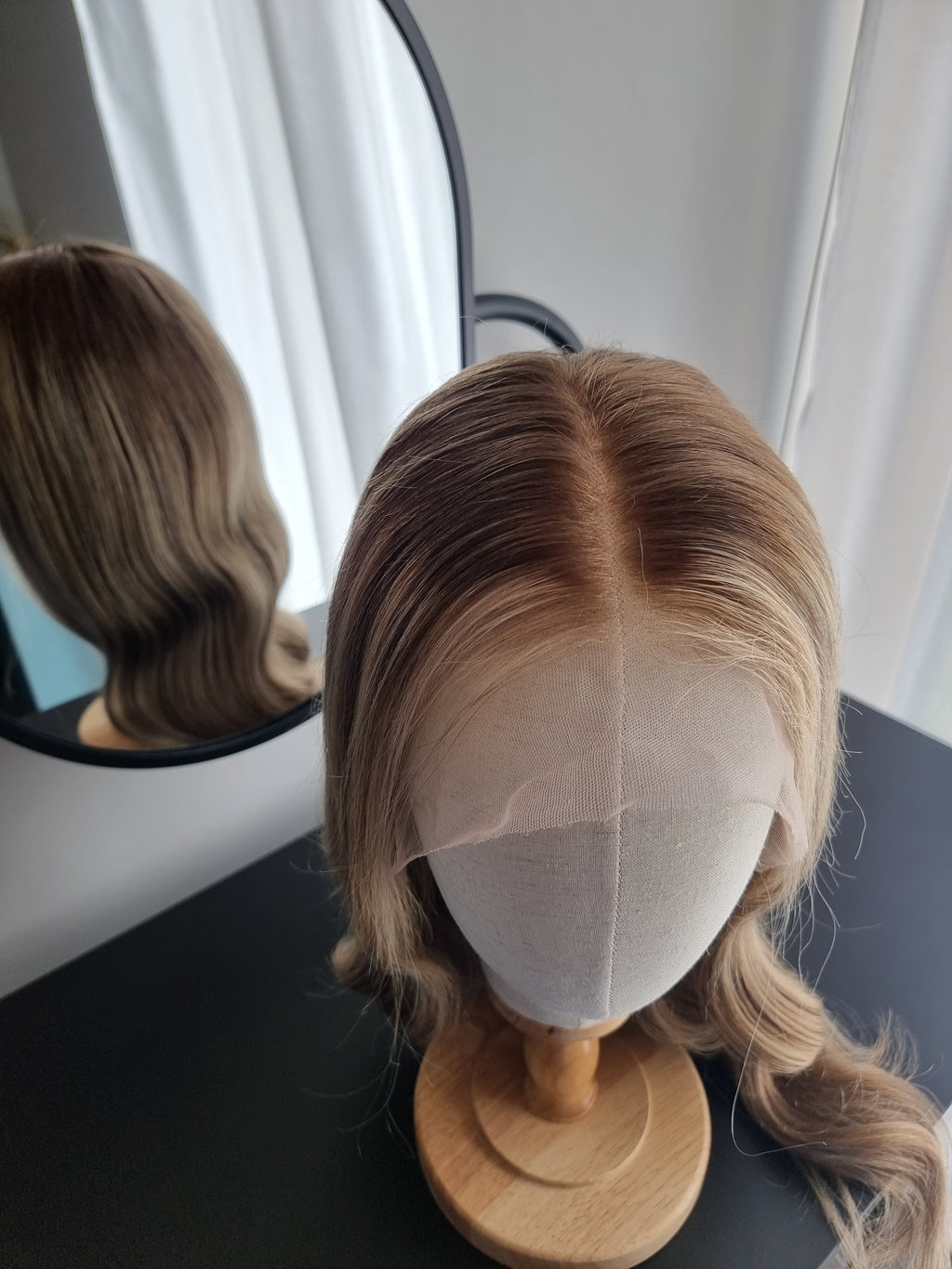 Remy Human Hair Wig (size M)— Platinum Collection