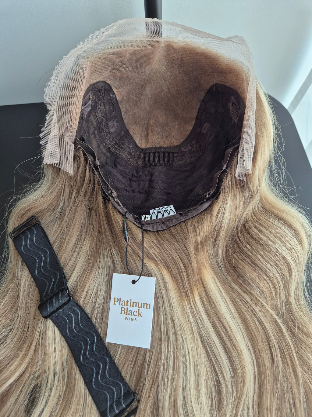 Premium Remy Human Hair Wig (size S)— Platinum Collection