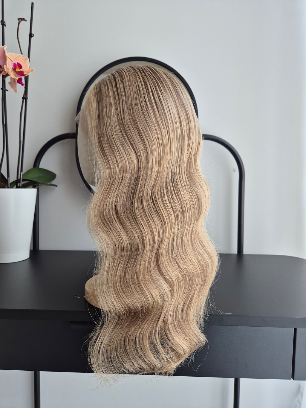 Premium Remy Human Hair Wig (size S)— Platinum Collection