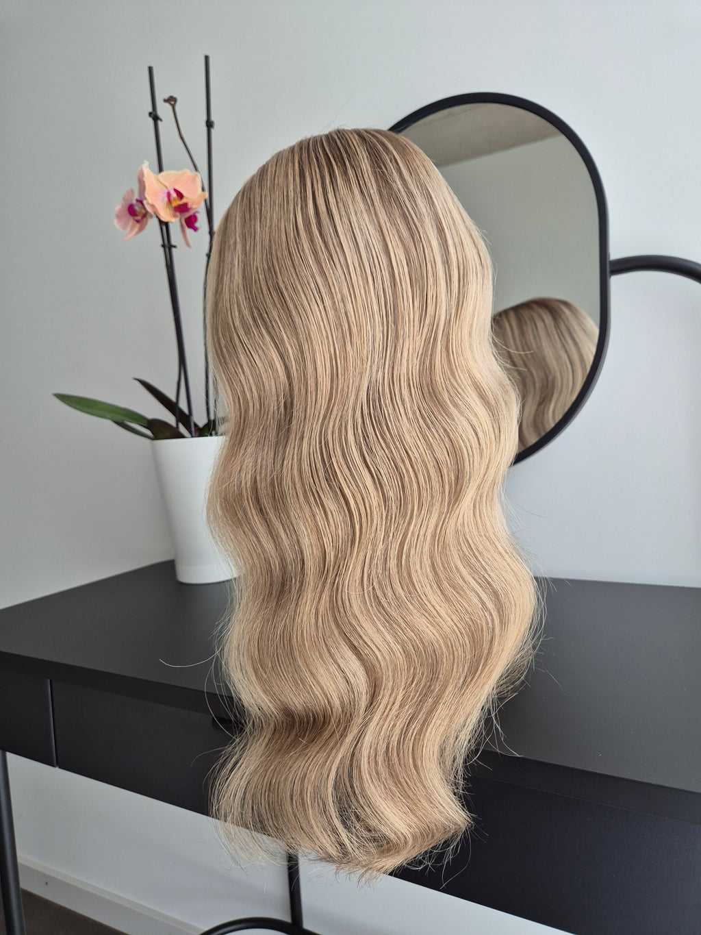Premium Remy Human Hair Wig (size S)— Platinum Collection