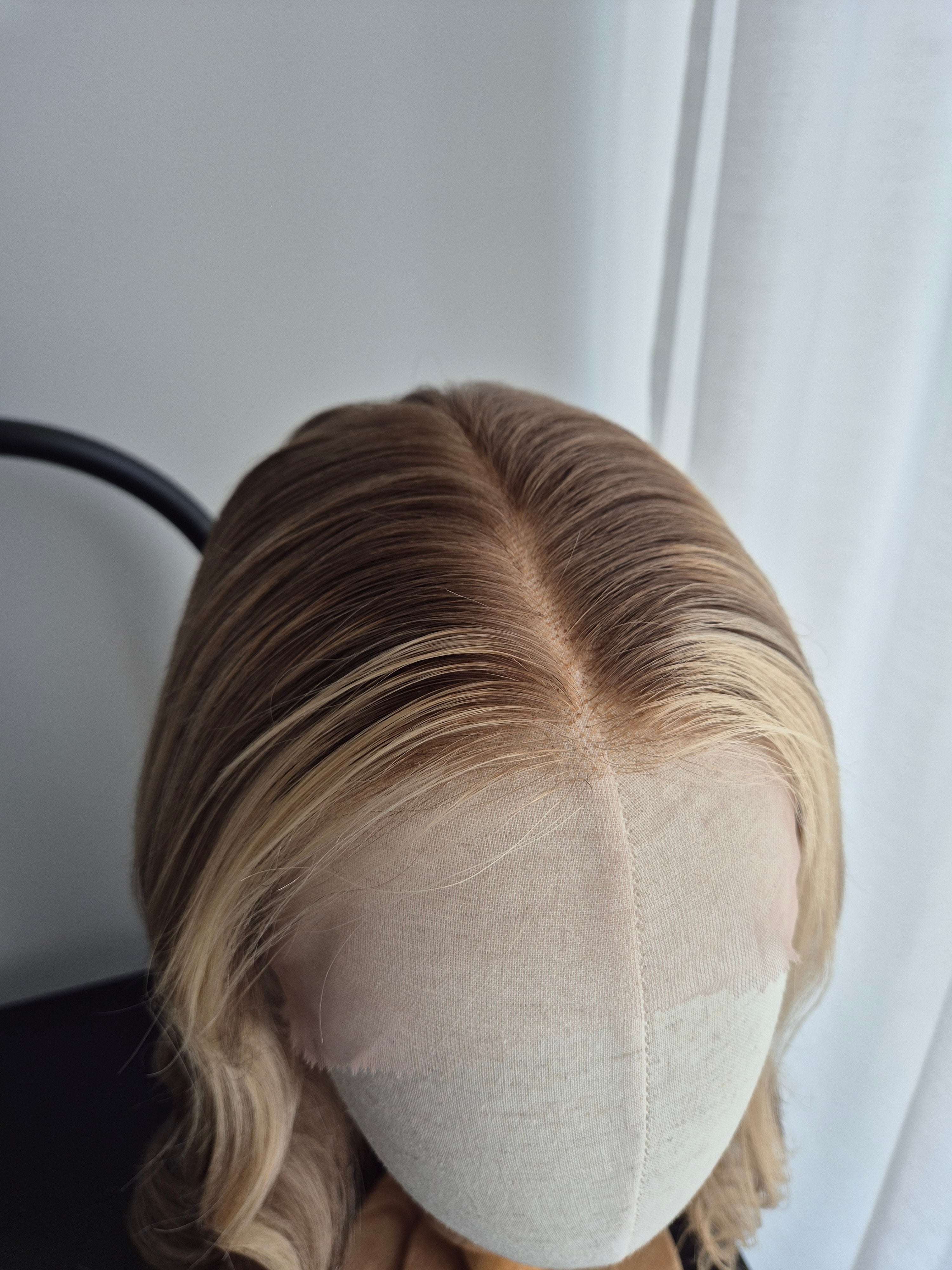 Premium Remy Human Hair Wig (size S)— Platinum Collection