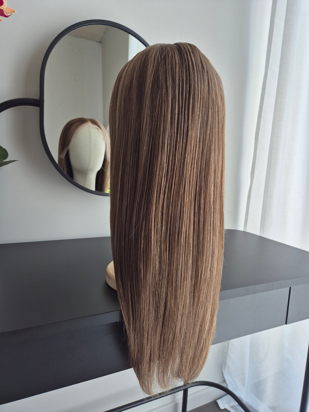 Remy Human Hair Wig (size M)— Platinum Collection