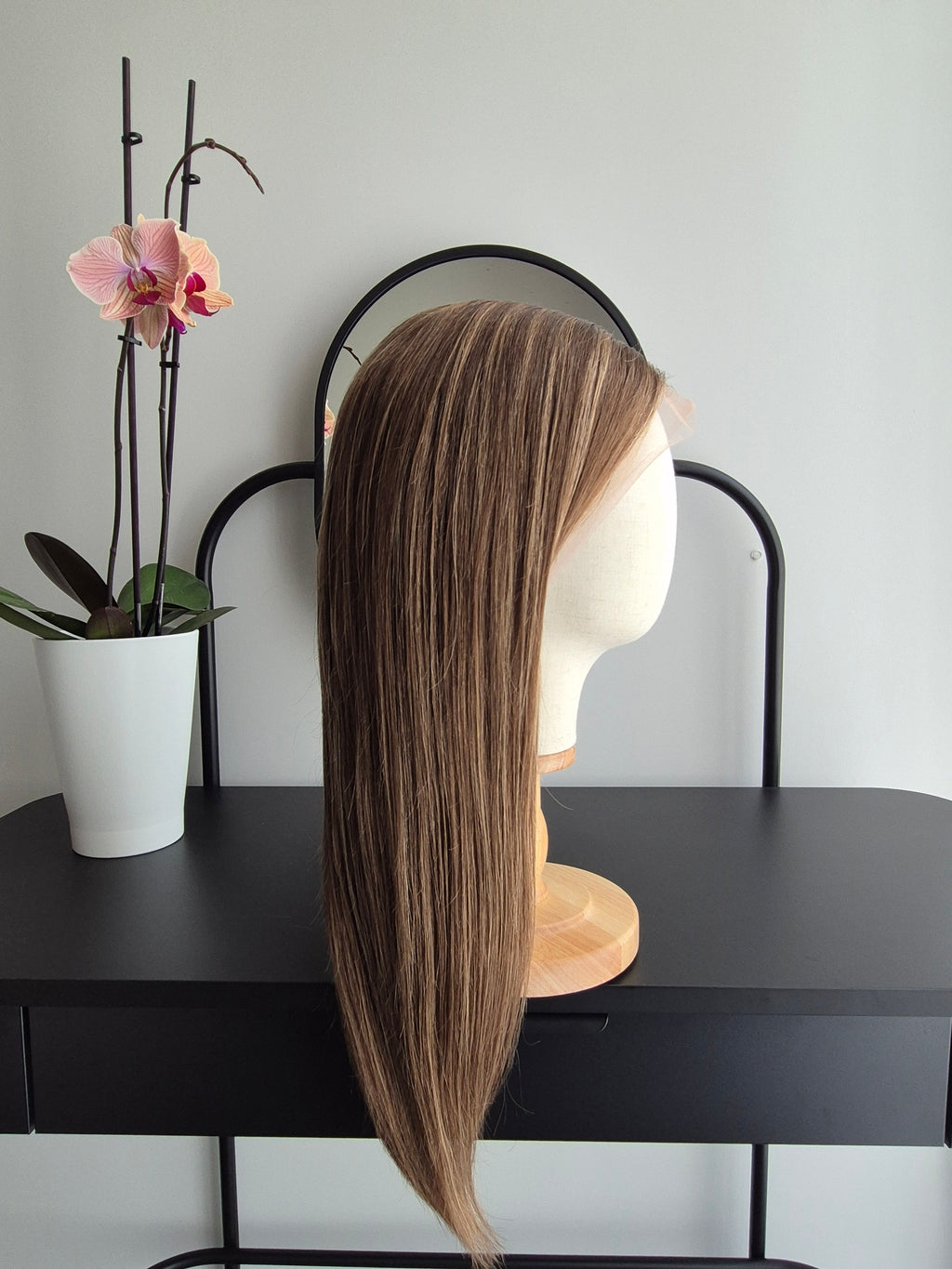 Remy Human Hair Wig (size M)— Platinum Collection