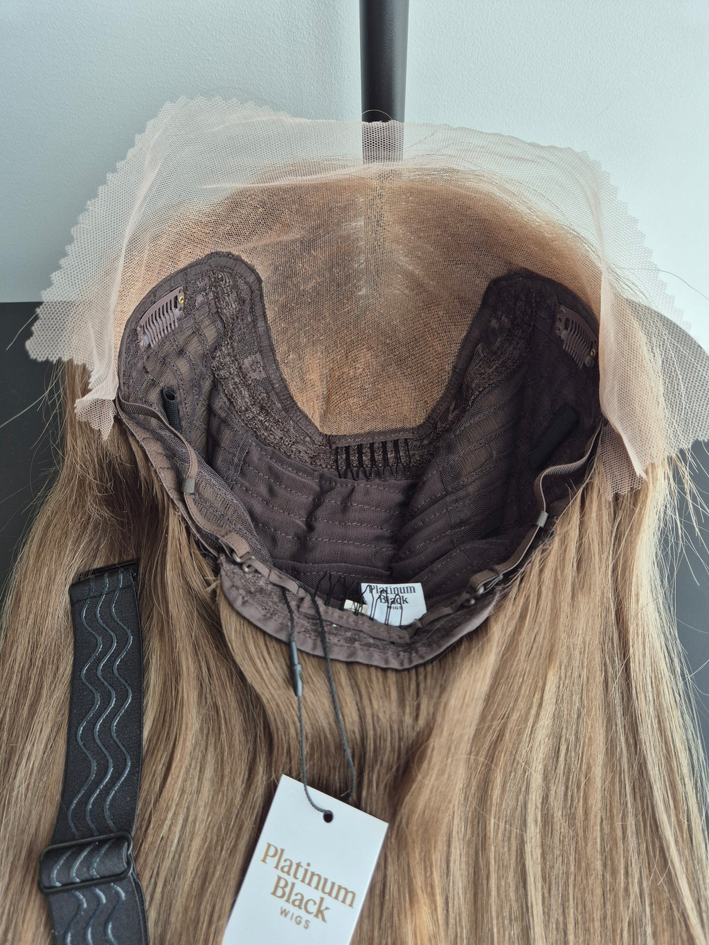 Premium Remy Human Hair Wig (size M)— Platinum Collection