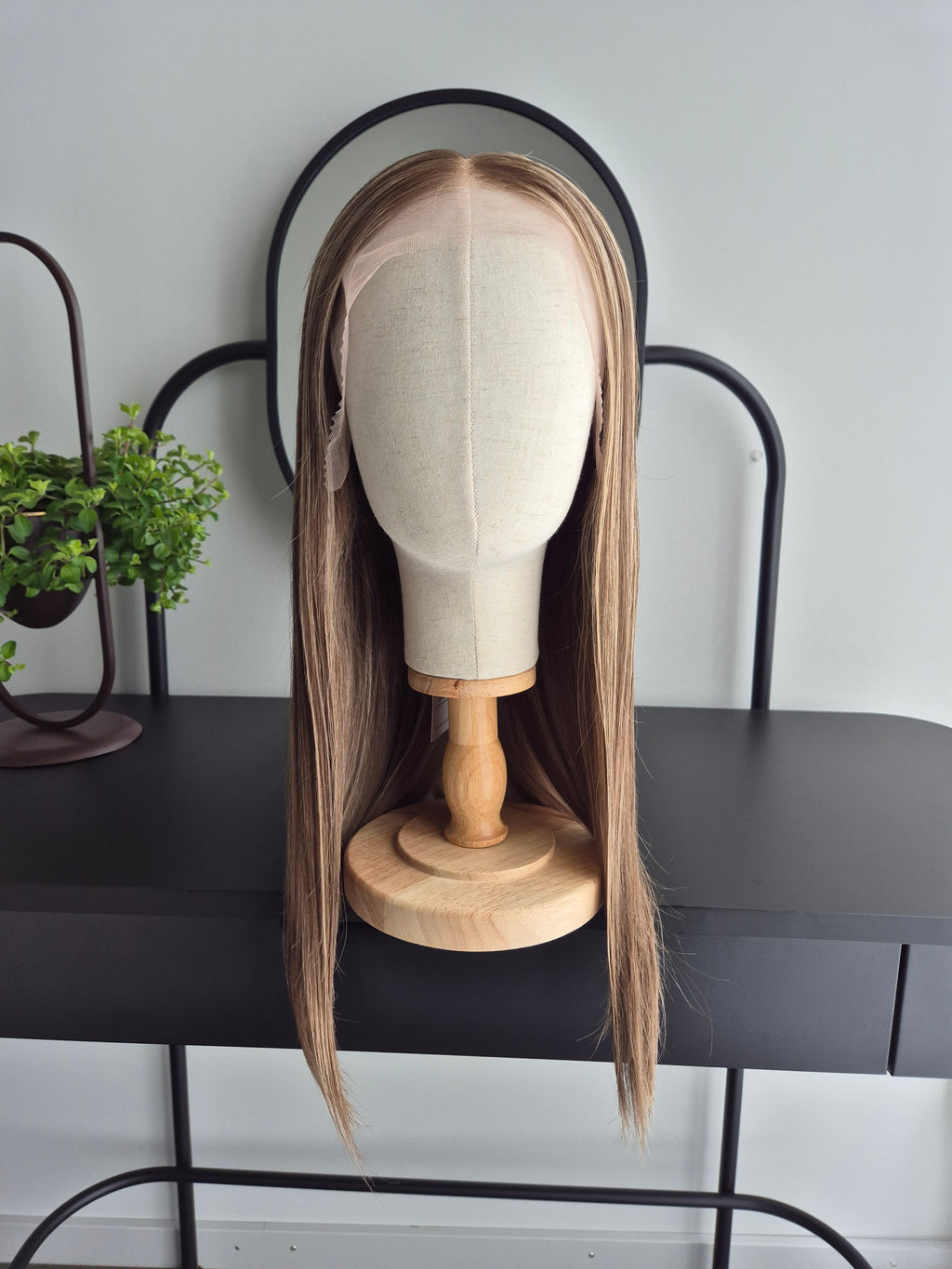 Premium Remy Human Hair Wig (size M)— Platinum Collection