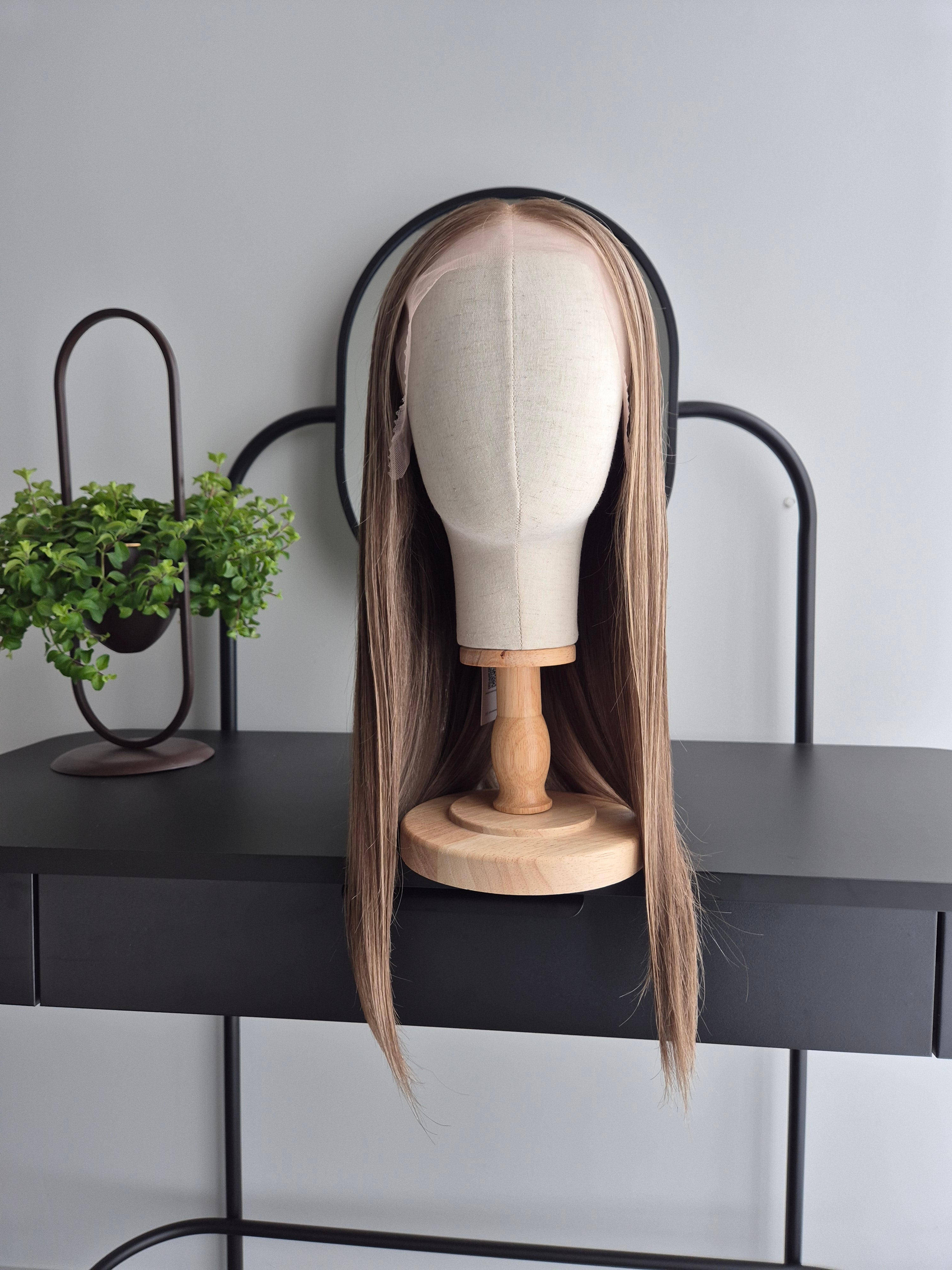 Premium Remy Human Hair Wig (size M)— Platinum Collection