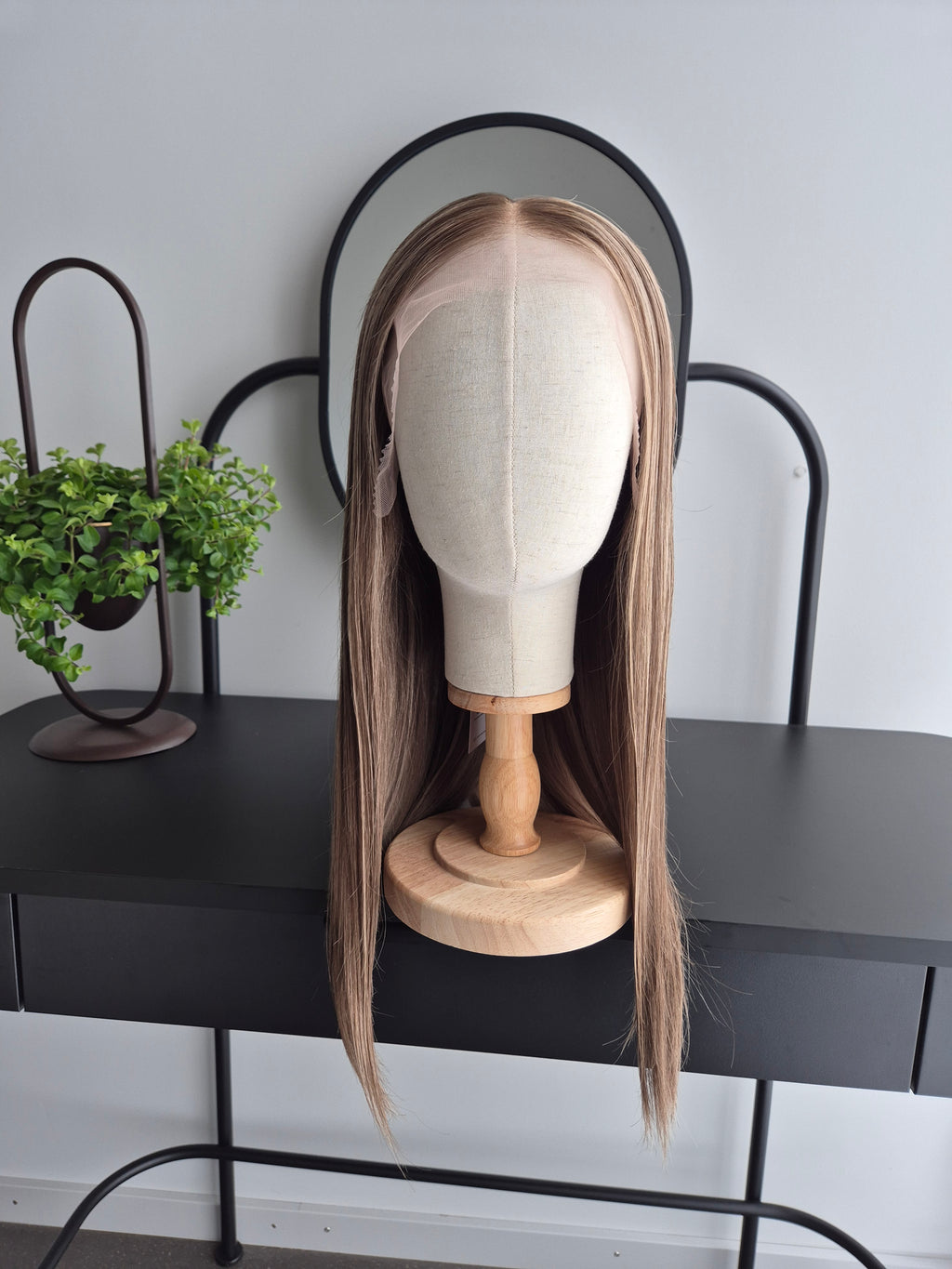 Premium Remy Human Hair Wig (size M)— Platinum Collection