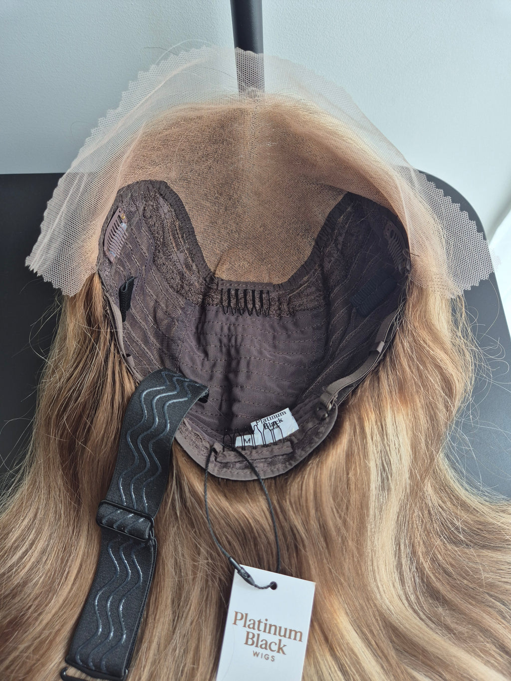 Remy Human Hair Wig (size M)— Platinum Collection