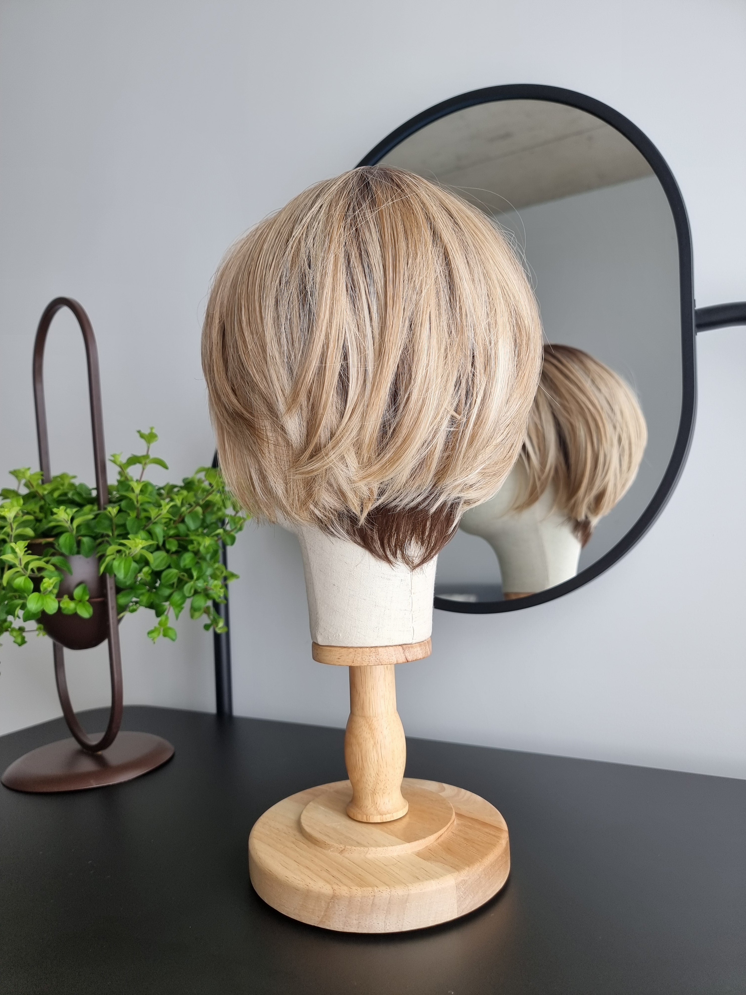 "Aurora" monofilament wig