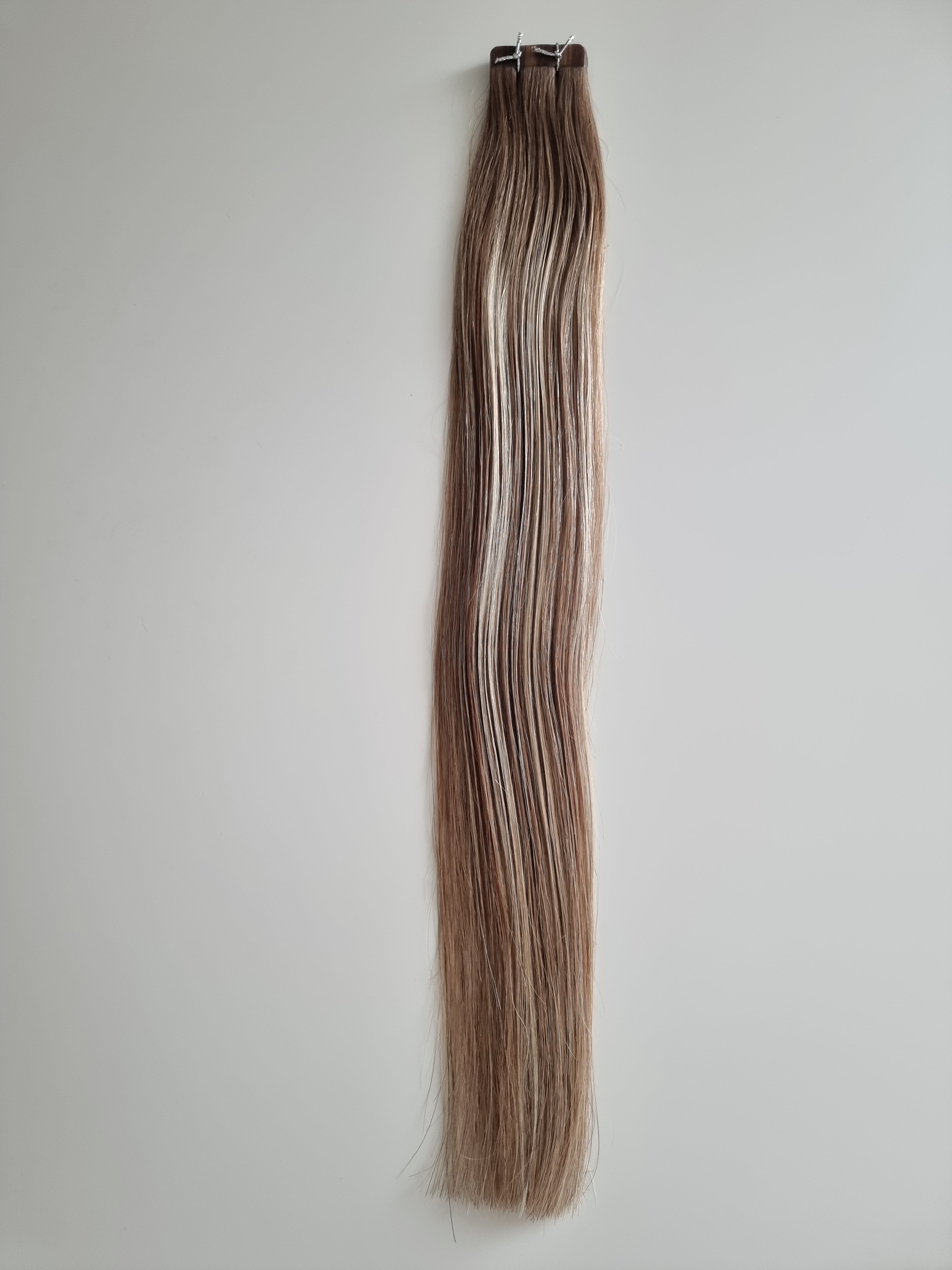 Tape in extensions Remy human hair #B6/613
