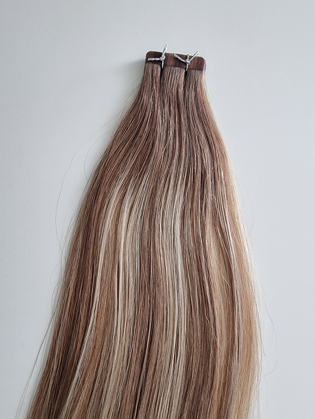 Tape in extensions Remy human hair #B6/613