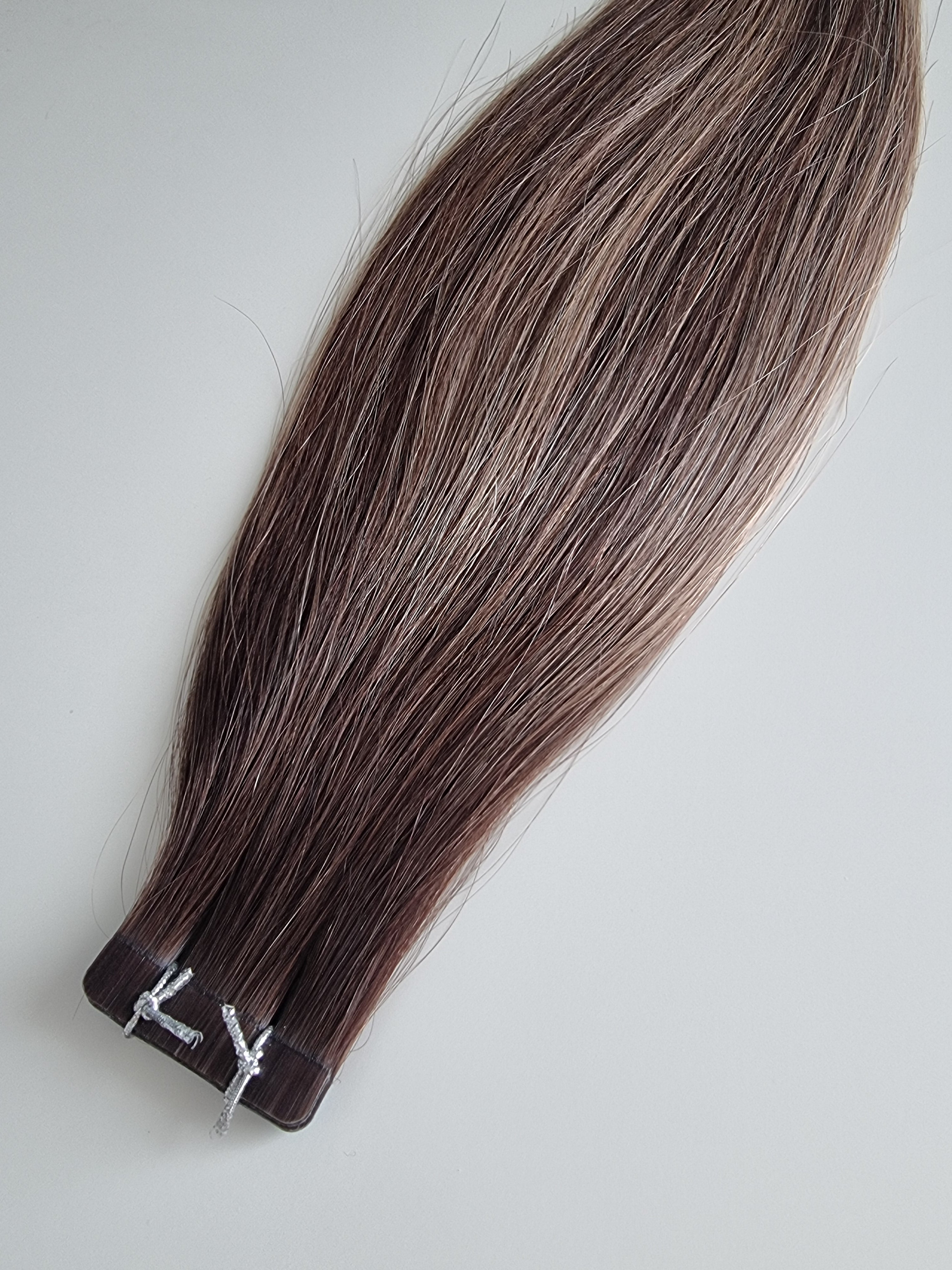 Tape in extensions Remy human hair #B4/10