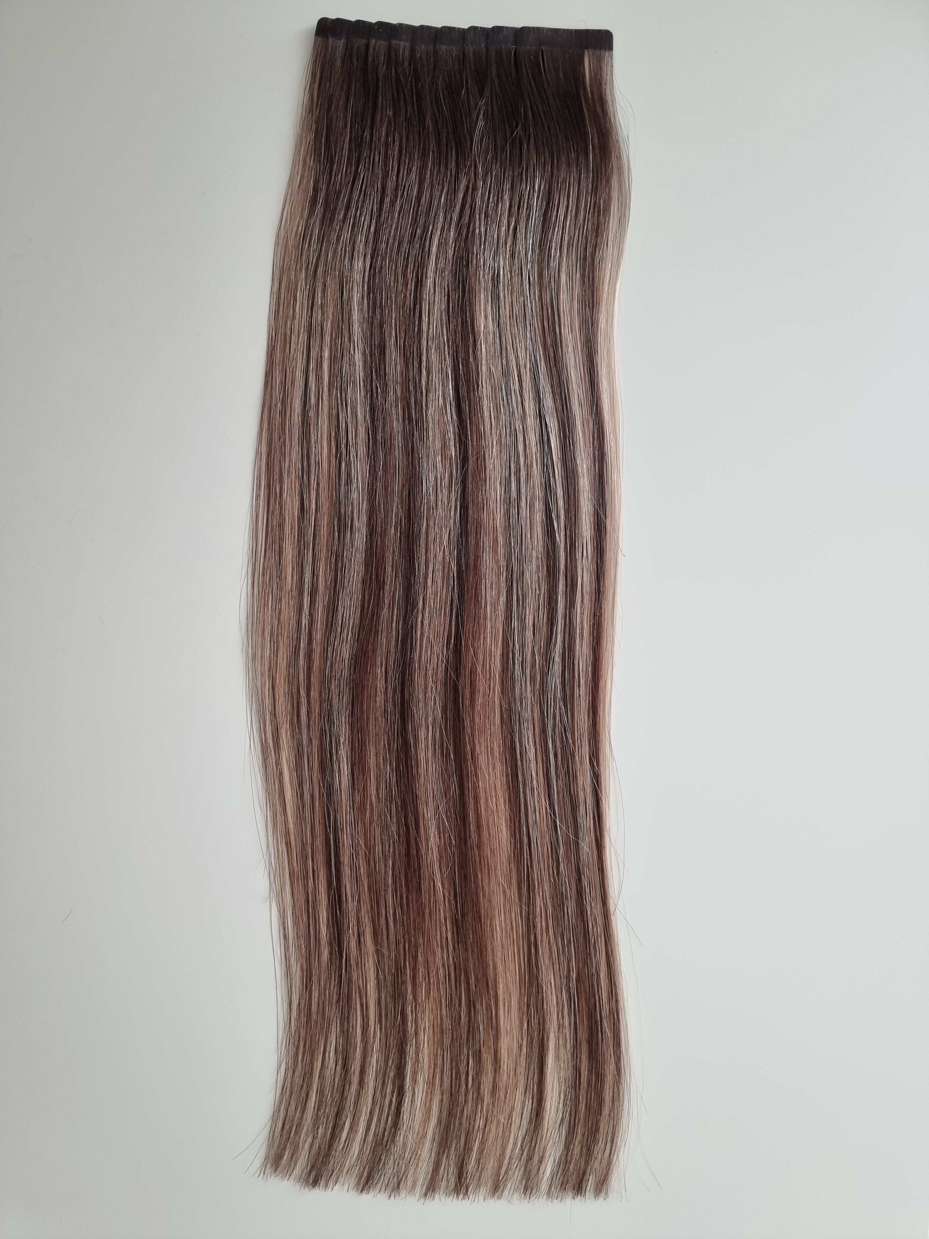 Tape in extensions Remy human hair #B4/10