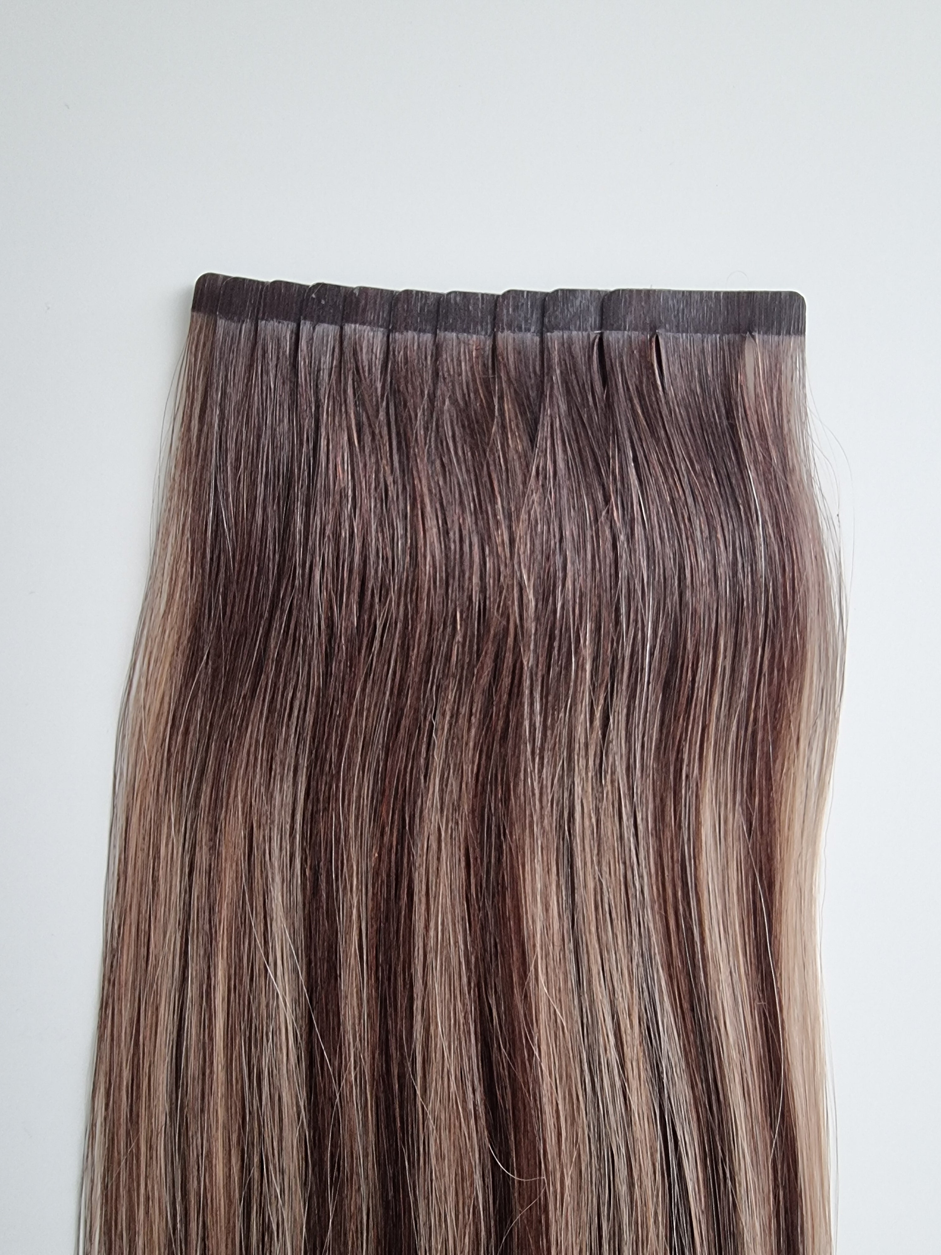 Tape in extensions Remy human hair #B4/10