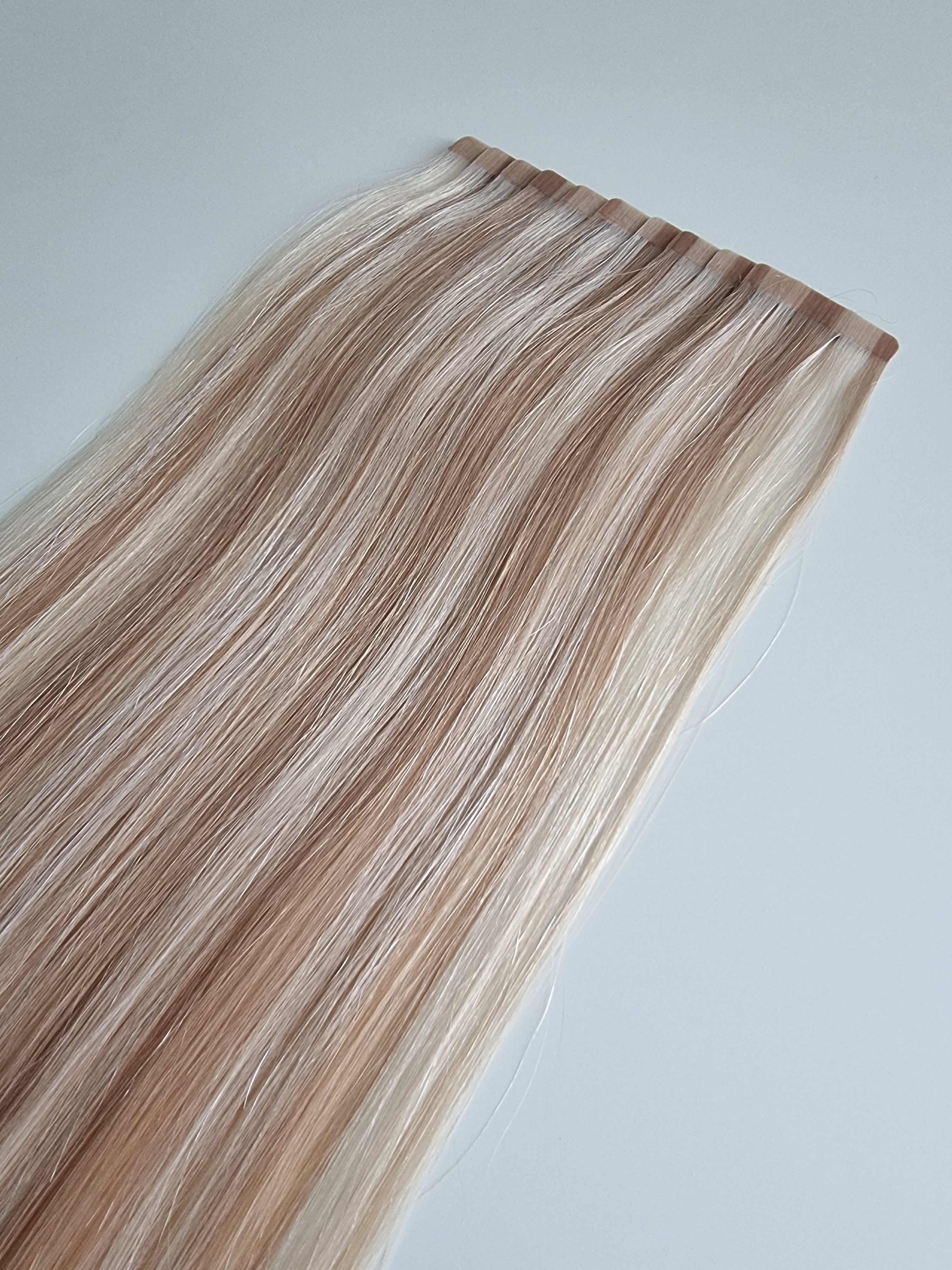 Tape in extensions Remy human hair #18/60A