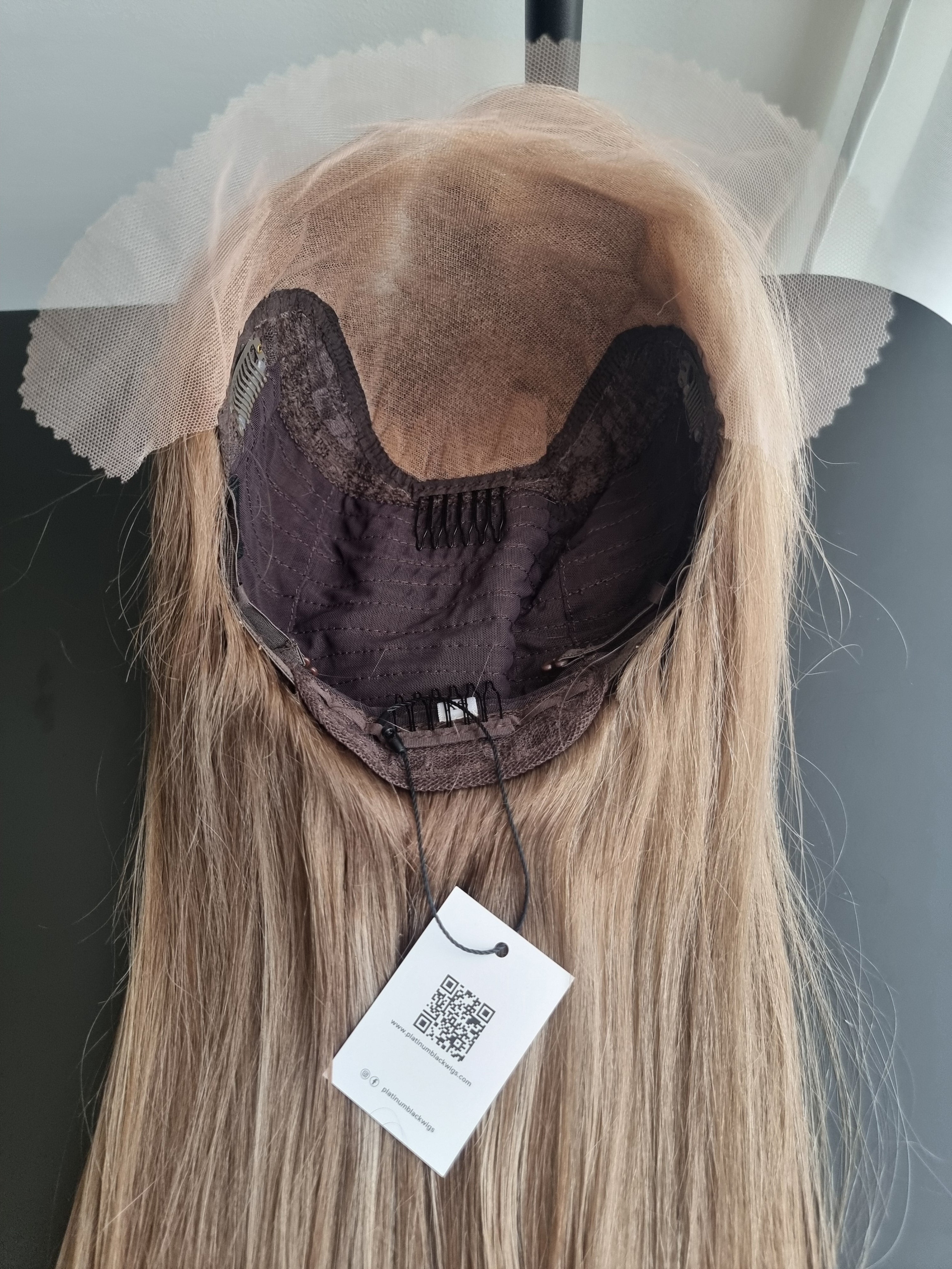Premium Remy Human Hair Wig PHP002 (size XS)— Platinum Collection