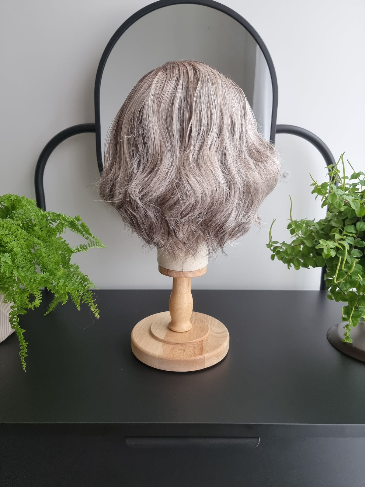 "Betty" monofilament wig, side part