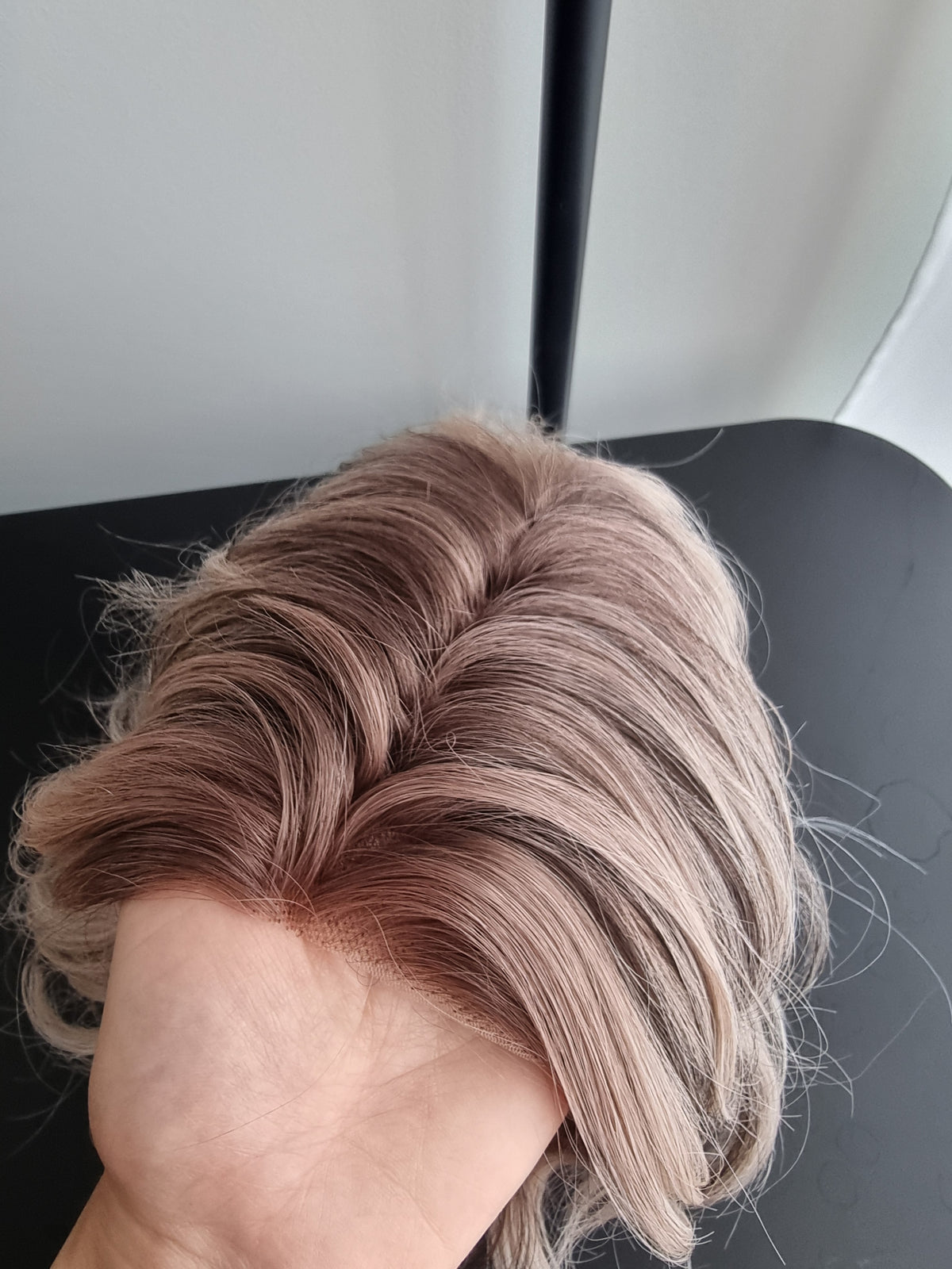 "Betty" monofilament wig, side part