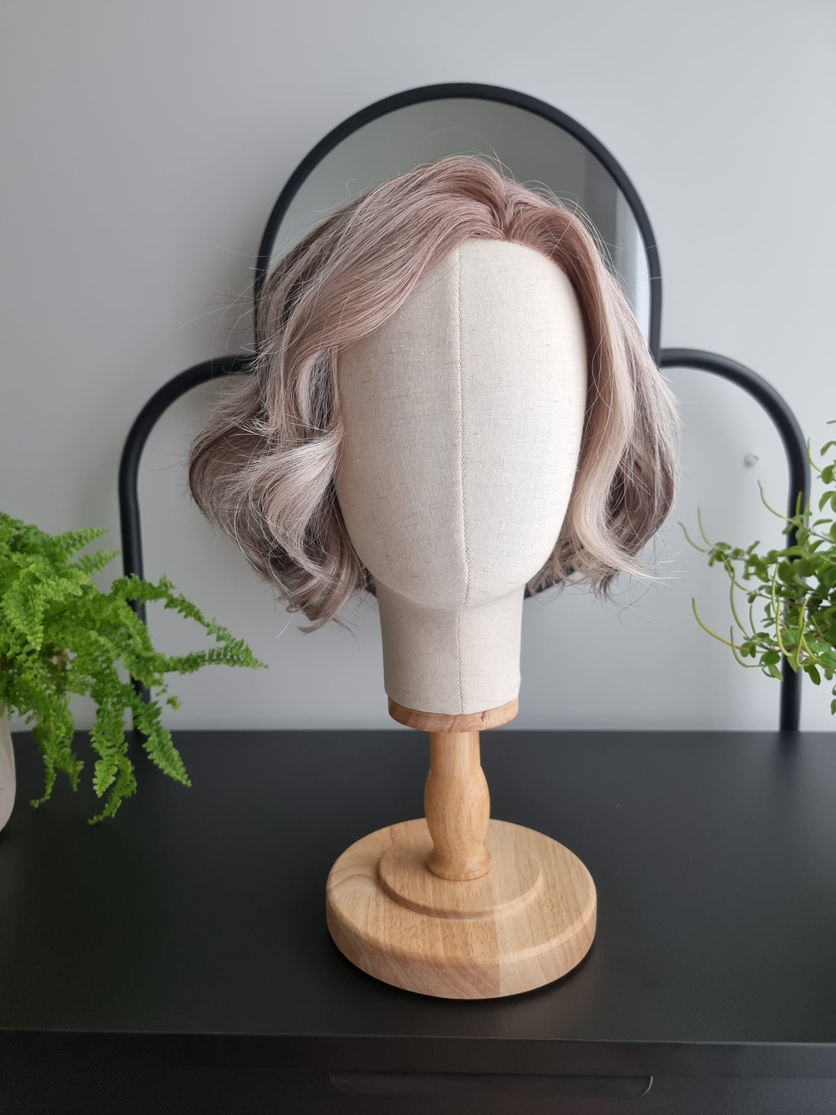 "Betty" monofilament wig, side part