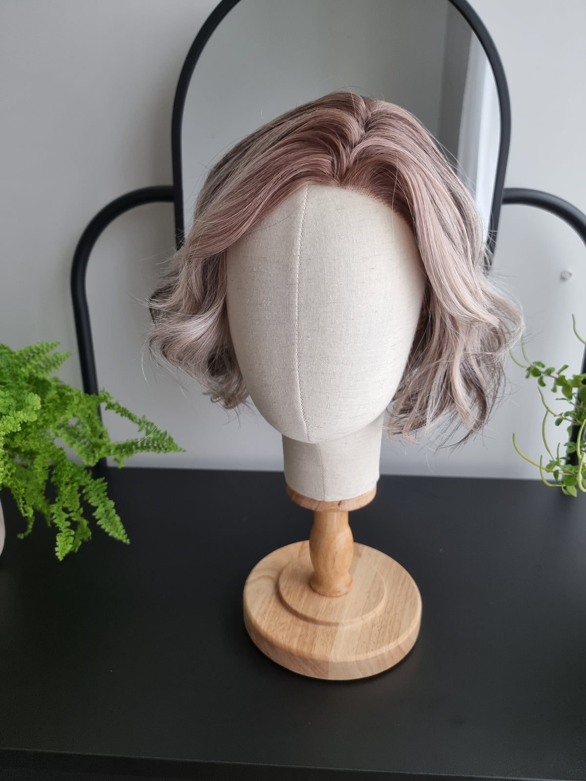 "Betty" monofilament wig, side part