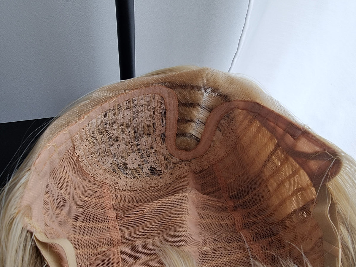 "Sam" monofilament wig, side part