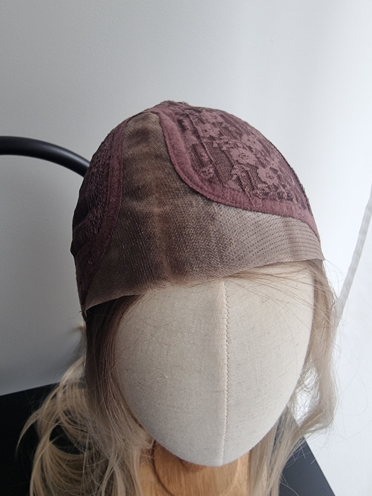 "Evelin" monofilament wig, side part