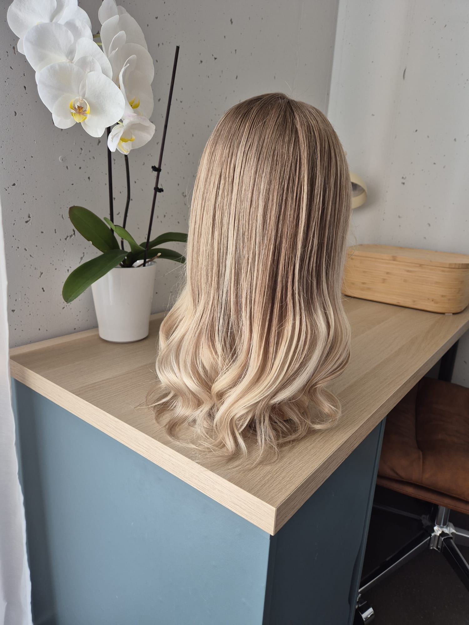 Remy Human Hair Wig HP005 (size XS)— Platinum Collection