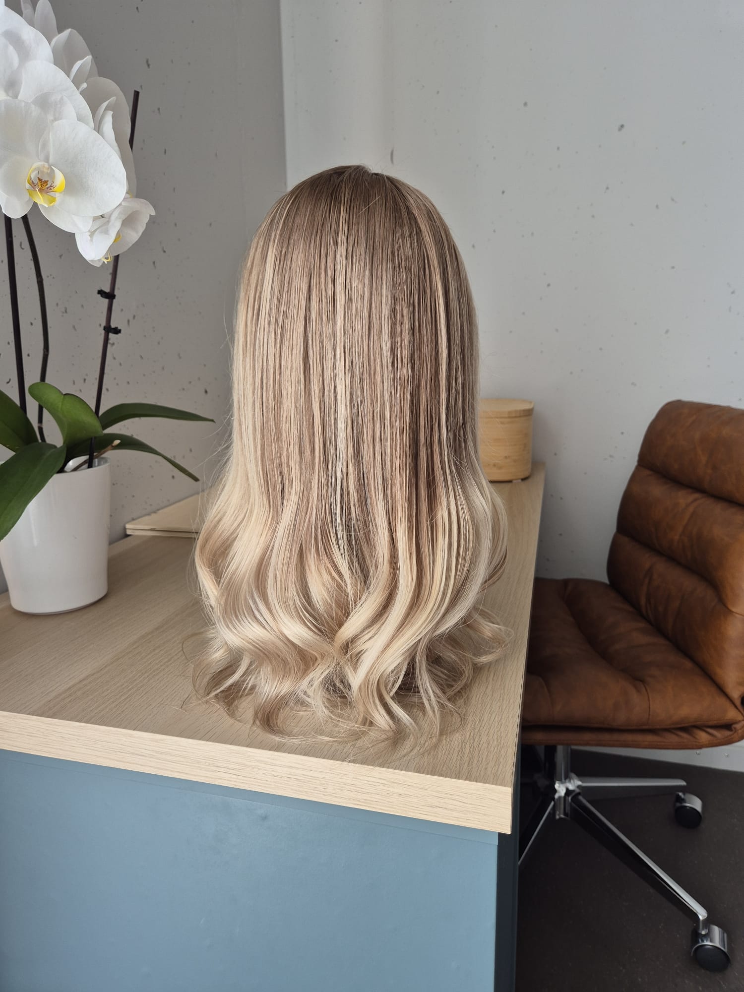 Remy Human Hair Wig HP005 (size XS)— Platinum Collection