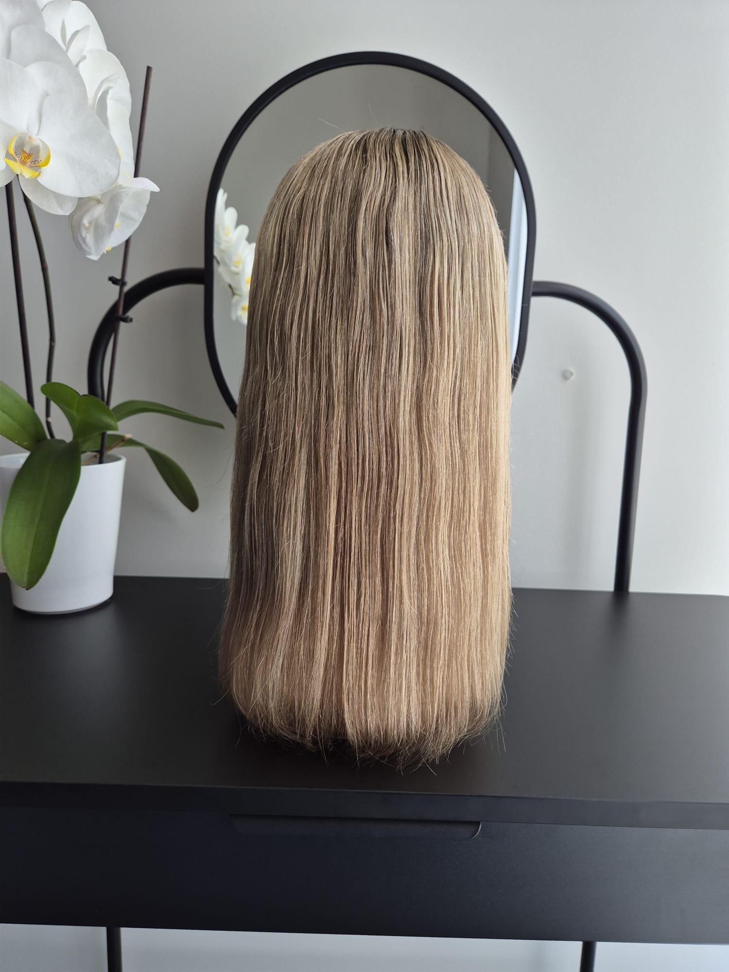 Remy Human Hair Wig HP004 (size S)— Platinum Collection