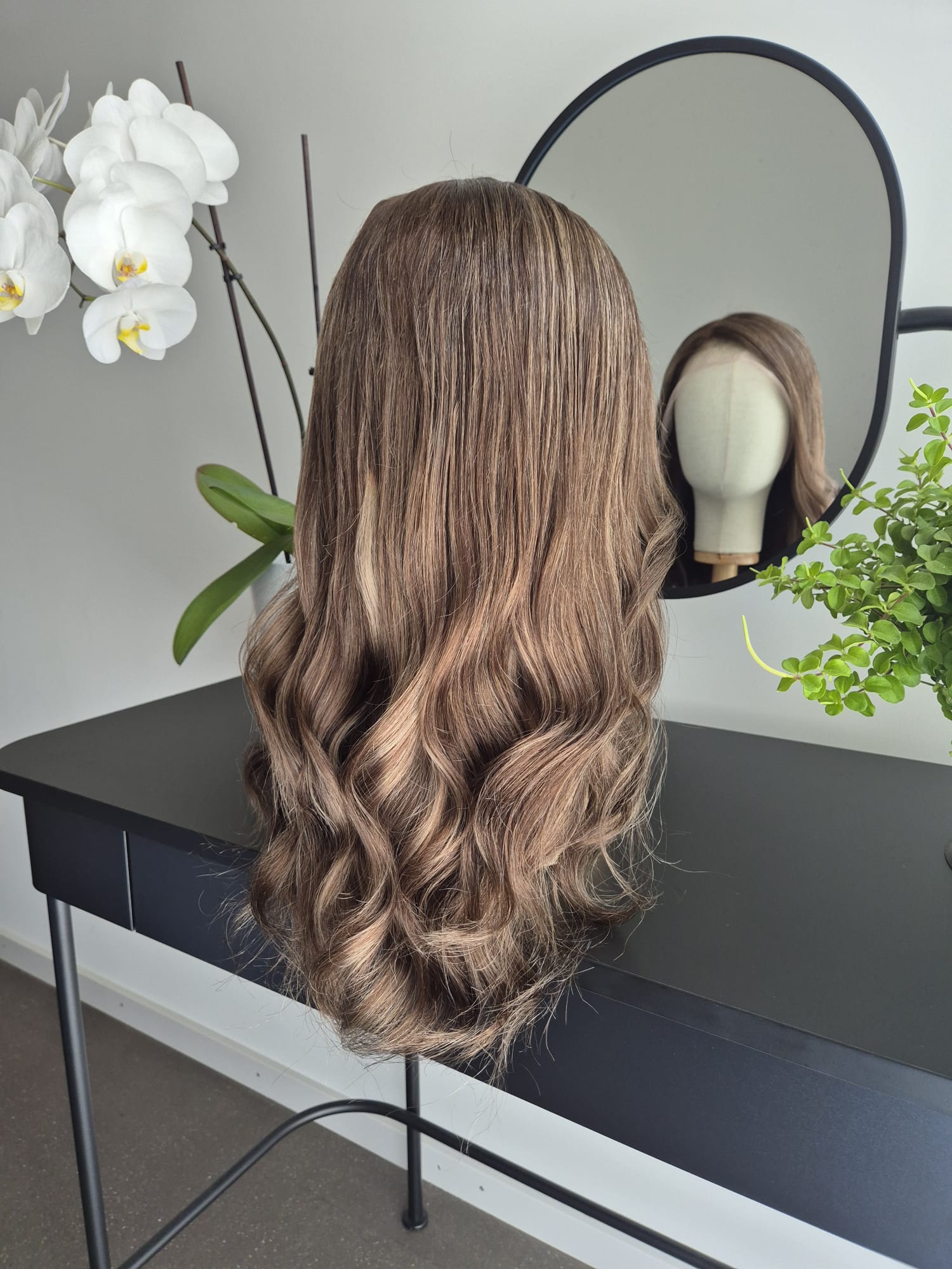 Remy Human Hair Wig HP003 (size S)— Platinum Collection