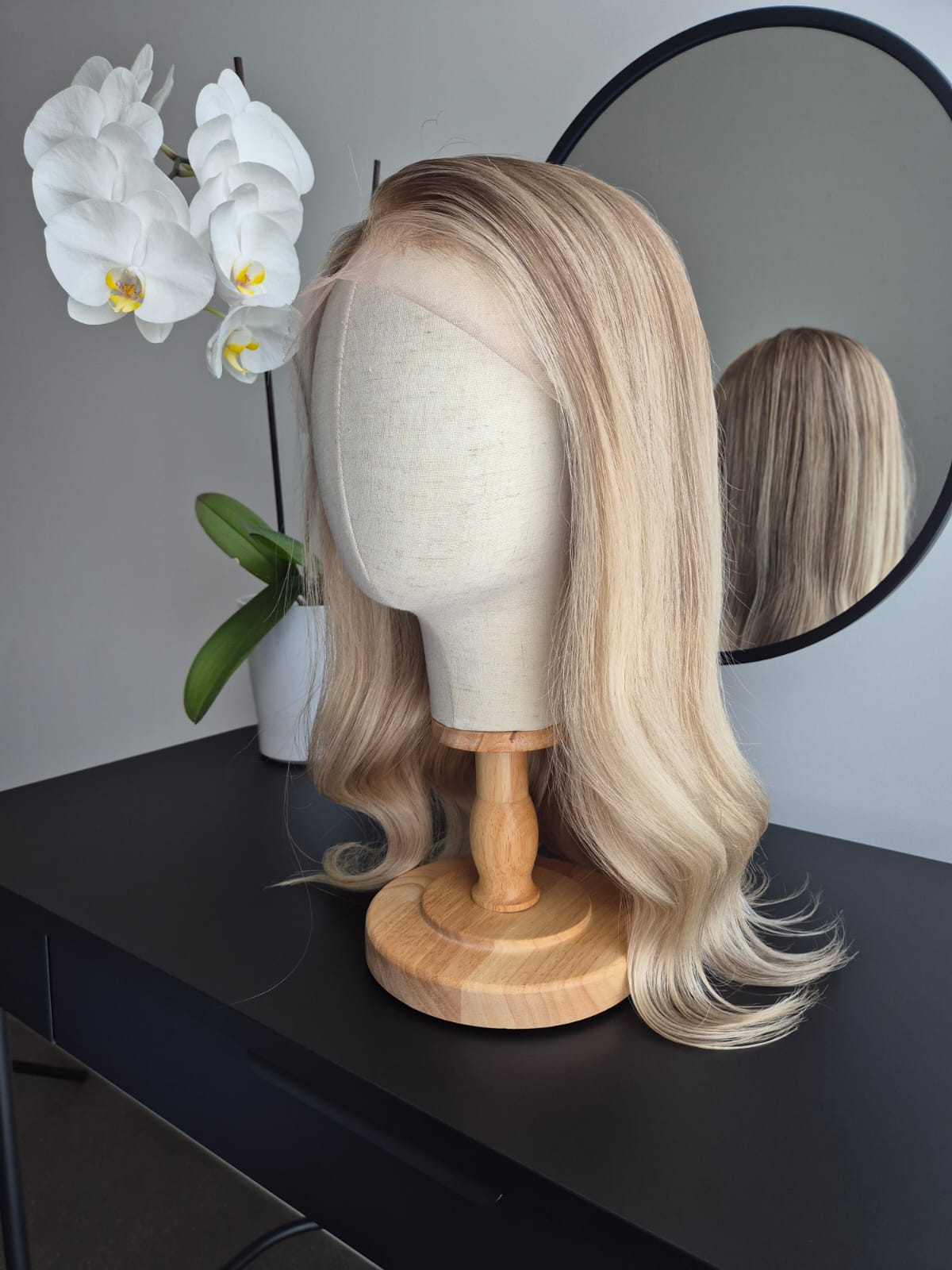 Remy Human Hair Wig HP005 (size XS)— Platinum Collection